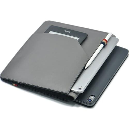 Book style PU Leather Tablet Protection Case Laptop Bag Case Pouch Light Sleeve For 9.7 10.5 10.2 11 12.9 Inch iPad Pro Air