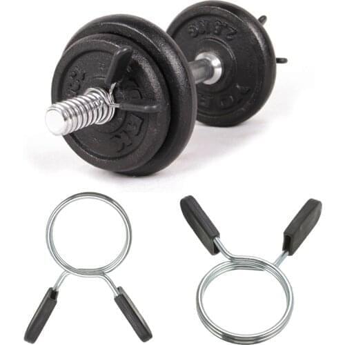 1/2 Pieces 50mm Barbell Gym Weight Bar Dumbbell Lock Clamp Spring Collar Clips Training Fitness Weight Lifting Accessories