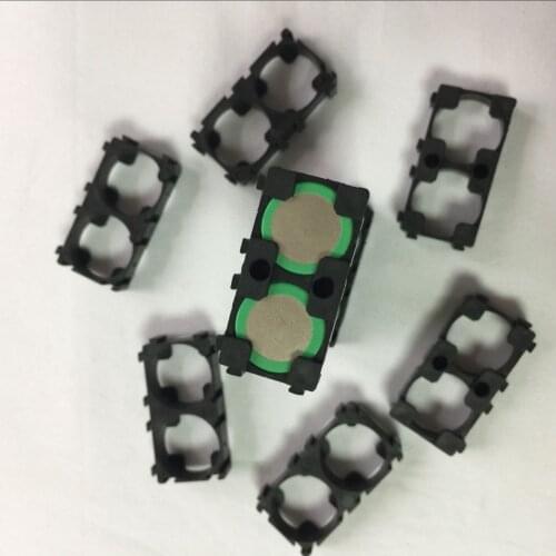50pcs/lot 2P 18650 battery holder Cylindrical cell bracket 18650 battery bracket Li-ion battery holder