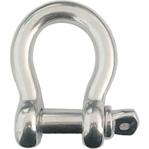 Boot 1 '' Shackle Bow Shackle, Stainless, Corrosion Resistant
