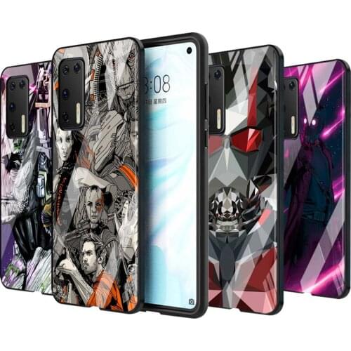 Tempered Glass Cover Shell Luxury Guardians of the Galaxy For Huawei P40 P30 P20 P10 Pro Plus Lite 5G 2019 Phone Case