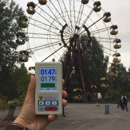 Nuclear Radiation Detector Color Display Screen Geiger Counter Personal Dosimeter Marble Detectors Beta Gamma X-ray Tester