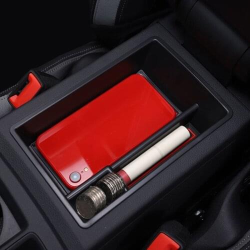 For Audi Q3 2019-2021 Middle Armrest Storage Glove Box Tray Organizer Console Frame Cover Trim Car Styling