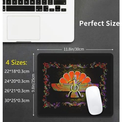 Ahura Mazda Mouse Pad DIY Print Goodness Persia Zoroastrianism God Of Wisdom Asian Civilizations God