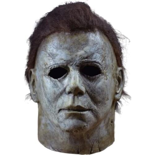 Halloween Party Michael Myers Cosplayfull head Masks Adult Mens Carnival Costumes Props Scary Latex Headgear Horror Mask