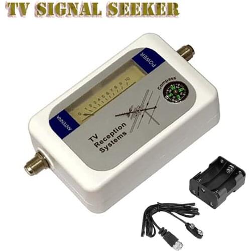 Mayitr 1pc High Quality Digital TV Signal Finder Portable Lightweight 95DTW DVB-T Signal Compass Detector