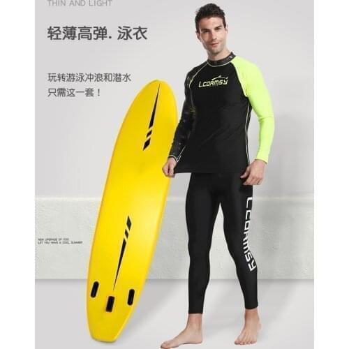 Kayak Yacht men UPF 50+ Long Sleeve Splice UV Sun Protection Basic Skins Surfing Diving Swimming T Shirt Blue Black M 3X