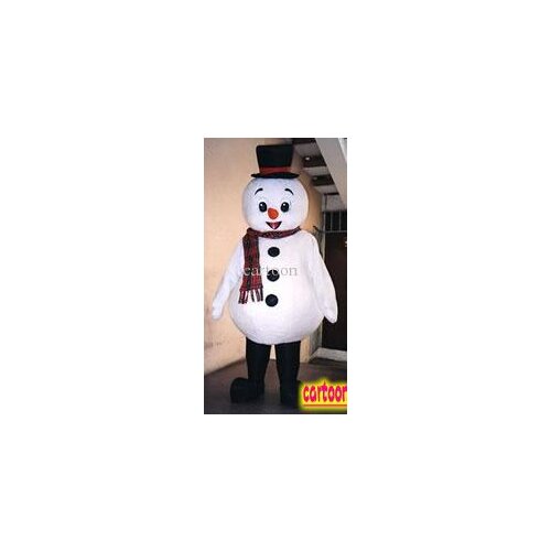New Adult Cute Hot Sale Christmas Snowman Mascot Costume Christmas Fancy Dress Halloween Mascot Costume Free Ship