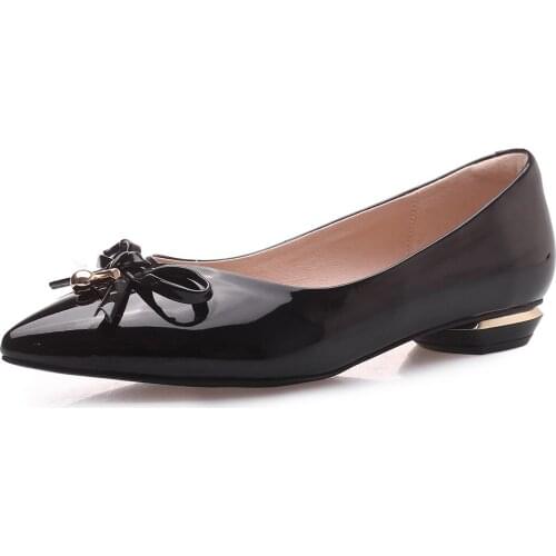 The wind of the institute of leisure 19 years spring new low with party with pointed shoes 33-43