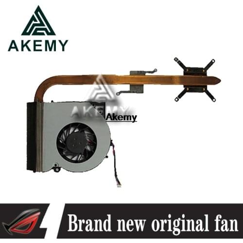 Original For Asus laptop heatsink cooling fan cpu cooler k52 k52J K52JR A52J A52J X52J CPU heatsink