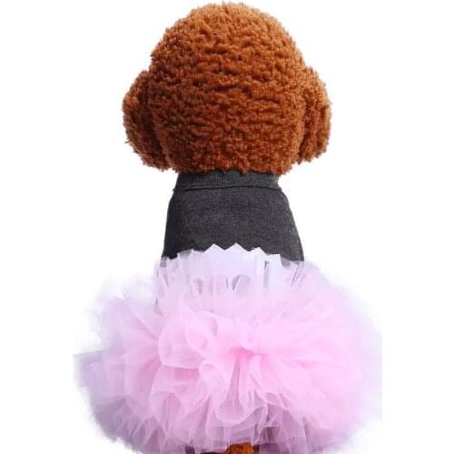 Cute Pet Dog Dress Clothes Moscota Vestidos Puppy Dresses for Dogs Wedding Party Lace Skirt Princess Hot Fashion Summer Dress