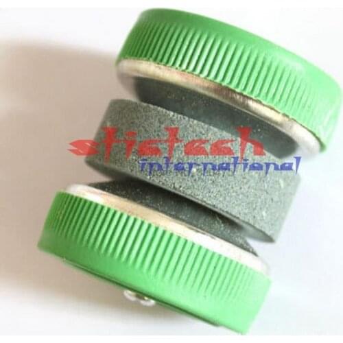 By dhl or ems 200pcs Portable Grinding Circle Kitchen Stone Abrader Two Wheels Knife Sharpener