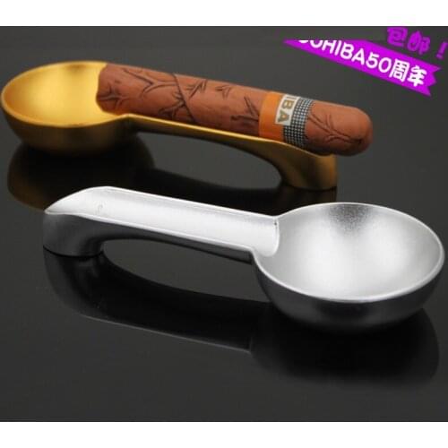 Stainless Steel Cigar Ashtray Holder Bracket Foldable Stand Rack Practical Gadgets Silver Cigar Display Shelf Tray Accessories