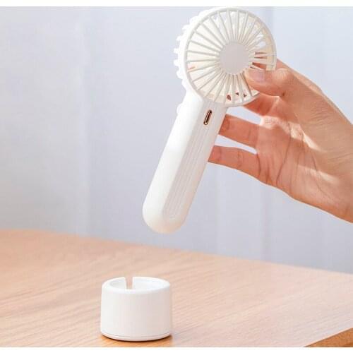 Mini Fan Portable Usb Rechargeable Fan Outdoor Hanging Neck Fans 1200mAh Battery Handheld Fan Desktop Air Cooler Appliances