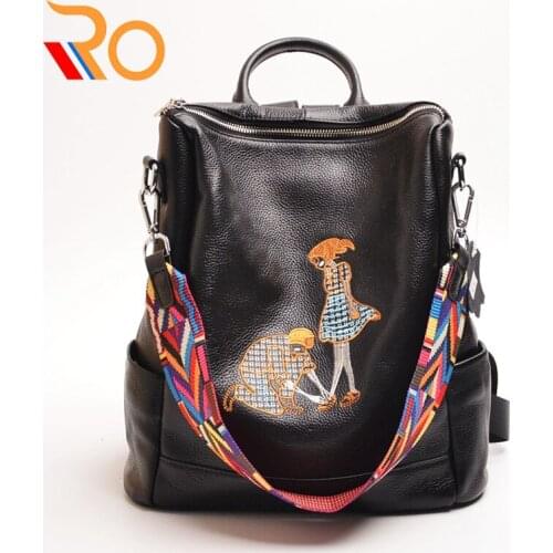 Женские рюкзаки с вышивкой ROSSY China At AliExpress