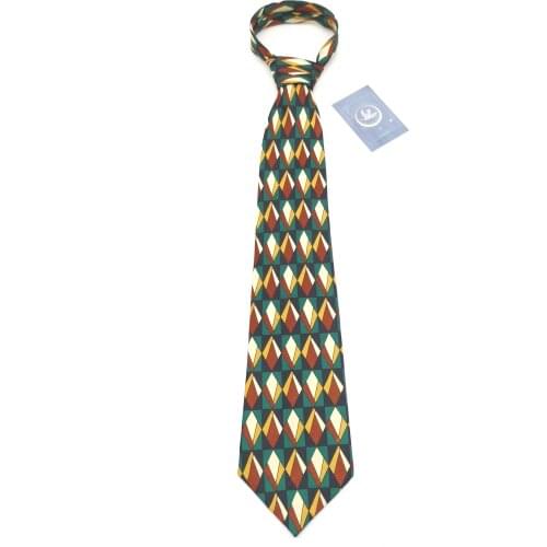 Silk 10cm European and American Style Foreign Trade Diamond Plaid Widen plus Size Personality Tie Female Fashion Men classy