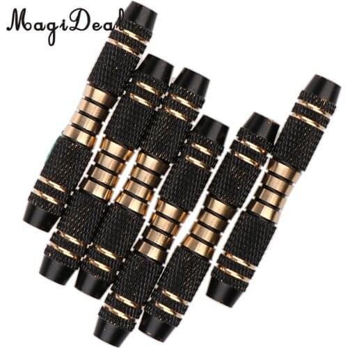 MagiDeal 6 Pieces High Quality 16g Dart Replacement Barrels for Indoor Games Soft Tip Dart and Steel Tip Dart Replacement