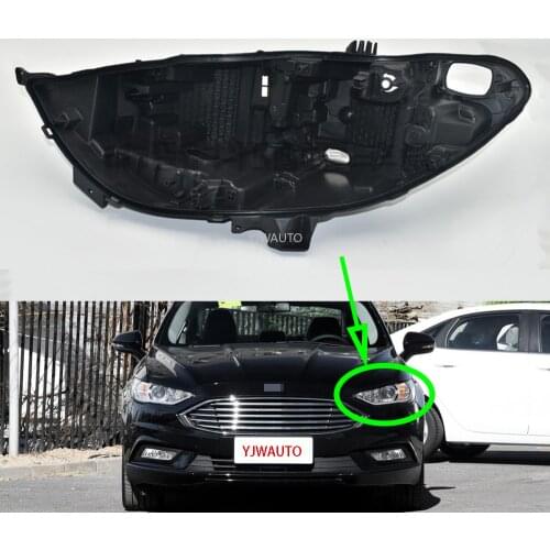 LED Headlight Base For Ford Mondeo 2017 2018 2019 Headlamp House Car Rear Base Front Auto Xenon Headlight Back House