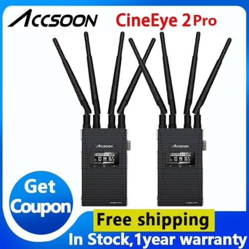 ACCSOON CineEye2 Pro transmisja bezprzewodowa System1200ft krótki czas oczekiwania sterowanie kamerą nadajnik i odbiornik wideo