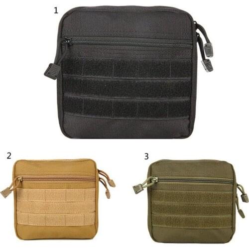 Outdoor Waist Bag 1000D Nylon Soft Waterproof Portable Medicine Supplies Storage Bags Sportswear Accessories For Molle System