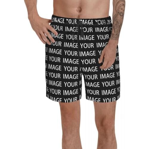 Custom Made Board Shorts Custom Design Your Own Bathing Swimming Trunks Polyester Funny Men Swim Trunks