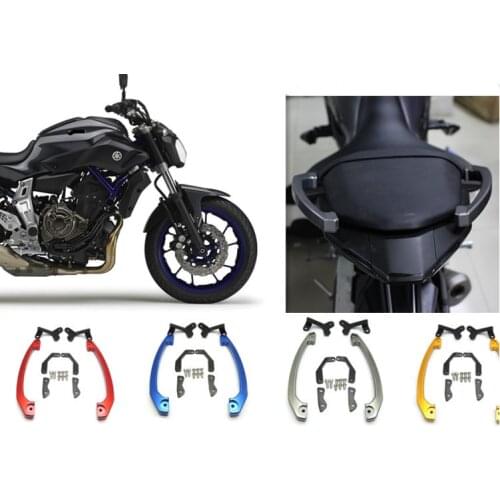 Rear Grab Bars Rear Seat Pillion Passenger Grab Rail Handle For Yamaha MT-07 MT07 FZ07 FZ-07 MT FZ 07 2014 2015 2016
