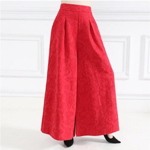 Women Vintage Cotton Linen Casual Plus Size Wide-leg Pant Clothing Chinese Style Harajuku Long Trousers Ropa Pantalones De Mujer