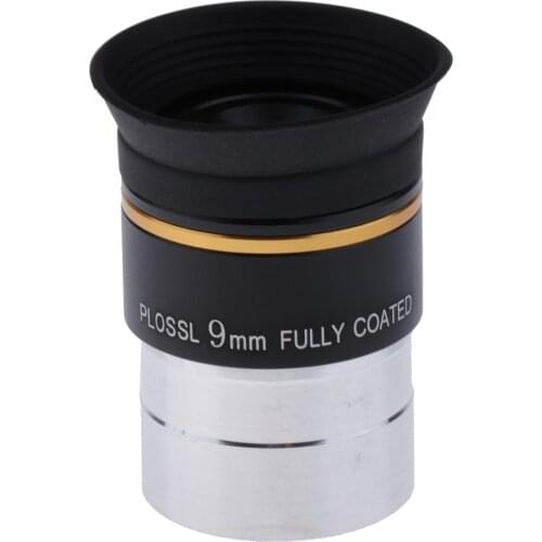1.25'' 9mm Plossl PL Eyepiece Fully HD Coated Lens For Astronomical Telescope