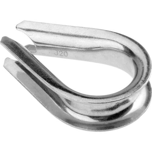 1 Pc Boat 20mm 3/4 Inch Wire Rope Cable Thimble Sleeves Stainless Steel M20 Wire Rope Thimbles Wirerope Clamps Crimping Marine