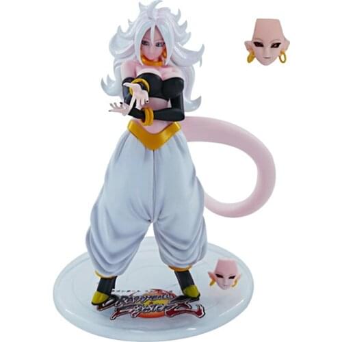 23cm Dragon Ball Z Android 21 Female Majin Buu DOLL TOY Anime Figure Model Gift Toys For Boy Collect Ornaments Figurine