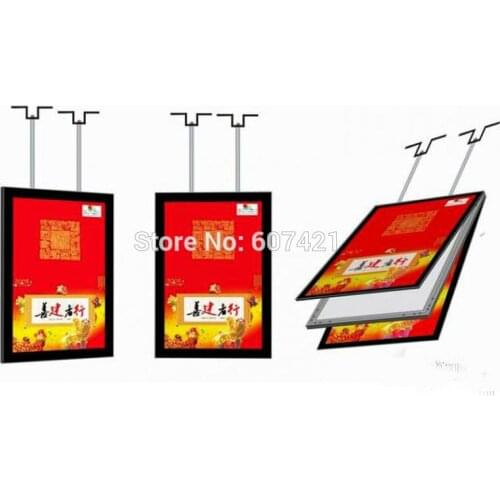 24x32" Hanging Double Sided Magnetic Frame Led Light Boxes, LED Magnetic Panel Lightbox for Hotel,Restaurant,Takeaway Store