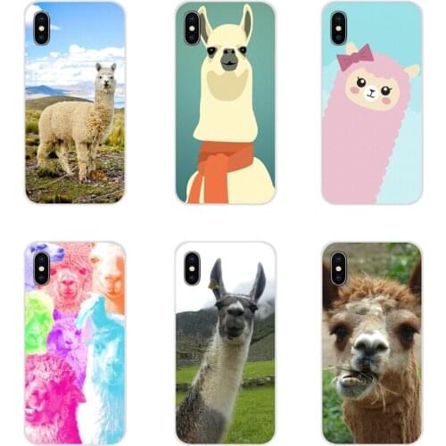 Accessories Phone Cases Covers For Huawei G7 G8 P7 P8 P9 P10 P20 P30 Lite Mini Pro P Smart Plus 2017 2018 2019 Alpaca Llama