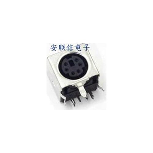 Free Shipping!!! 4pcs PS2 socket / Block PS-2 / keyboard and mouse socket 6P /Electronic Component