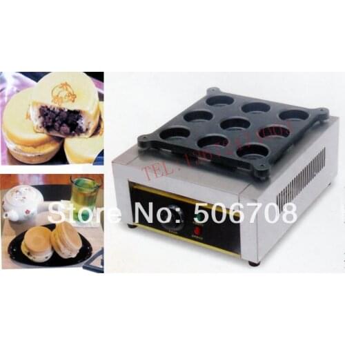Free shipping~Gas type 9 hole bean cake grill( Aluminum plate), Layer cake maker Dorayaki machine