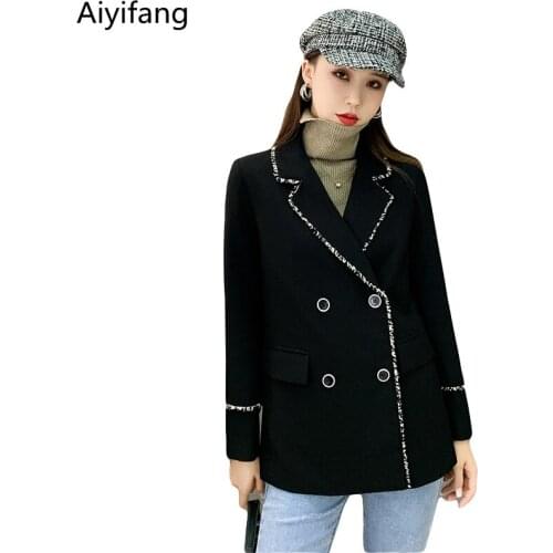 Женские повседневные пиджаки Huan-Qing China At AliExpress