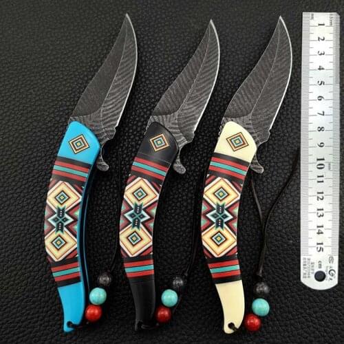 Collection Knife Tactical Folding Blade Knife Pocket Knives Indian Native Knife Gift For Him Father PaPa Friend Collectors NEW