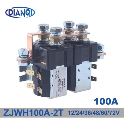 SW88 2NO+2NC 12V 24V 36V 48V 60V 72V 100A DC Contactor ZJW100AHT for forklift handling drawing wehicle car PUMP MOTOR