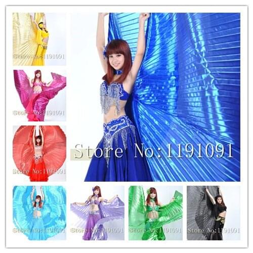 Egypt Isis Belly Dance Wings Dance Wing Hot New indian dance women bellydance 1pc wing 11 colors 1275936400