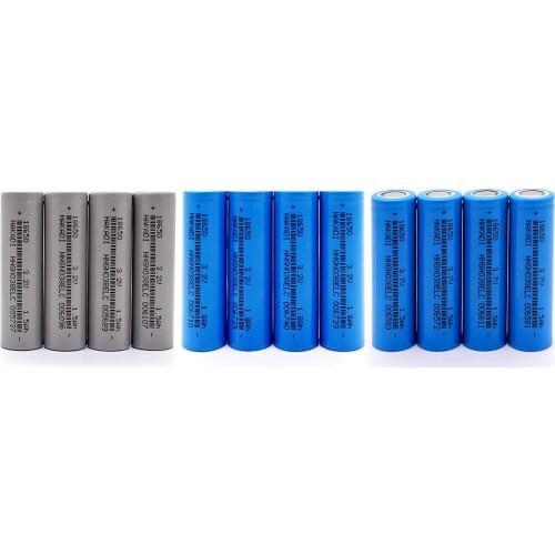 18650 Lifepo4 3.2V 1500mah 1800mah Lithium-ion 3.7V 1500mah Flat Top Rechargeable Batteries For Solar Light Scooter Fish Finder