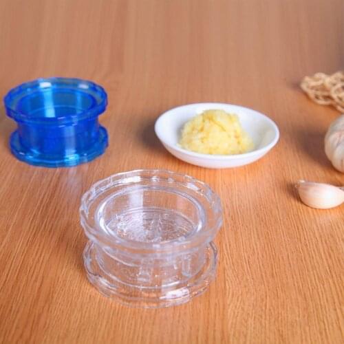 Garlic Grater Mini Portable Garlic Press Chopper Slicer Hand Presser Grinder Crusher Kitchen Tools Press Garlic Twist Garlic Box