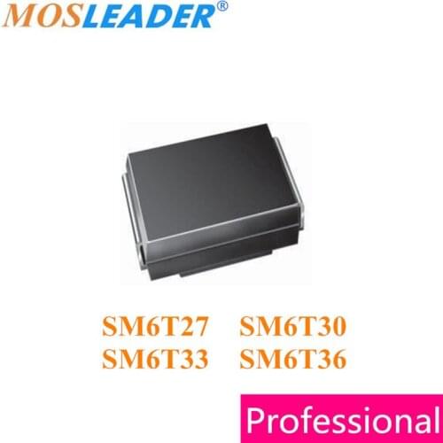 TVS 750pcs DO214AA SM6T27 SM6T30 SM6T33 SM6T36 SMB SM6T27 SM6T30 SM6T33 SM6T36A SM6T27CA SM6T30CA SM6T33CA SM6T36CA