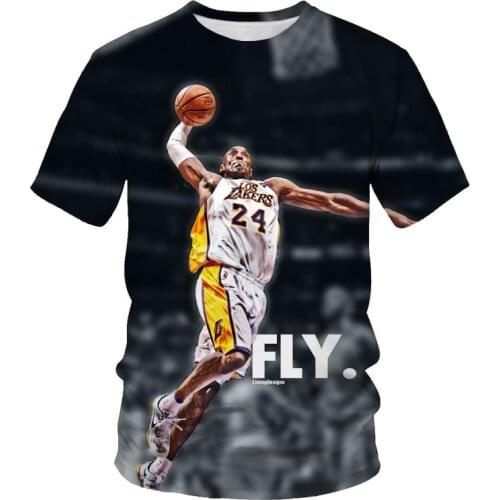 2021 summer fashion new sports star 3D printing pattern mens T-shirts are popular in the streets and alleys to wear casual clot