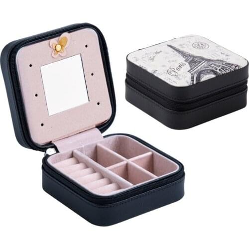 VoltaBox 2021 New Korean Creative Jewelry Box Travel Portable Storage Jewelry Box Ear Stud Earring Storage Jewellery Organizer
