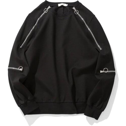 2020 New Men Hoodies Men Outerwear Pullovers Zipper O Neck Mens Hoody Casual Sweatshirts ABZ564