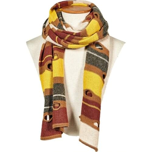 PHONEME WOMEN RAINBOW SCARF FO 4516 MULTİ-TAN