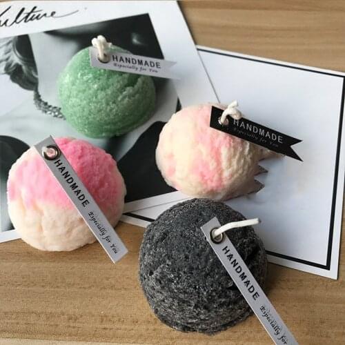 Ice cream candle silicone mold DIY aromatherapy plaster candle diffused stone handmade silicone mold