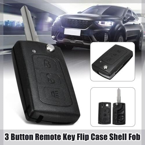 3 Buttons Replacement Flip Folding Remote Key Case Shell with Blade For Great Wall Harvard H3 H5 Keyless Entry Fob Key Cover