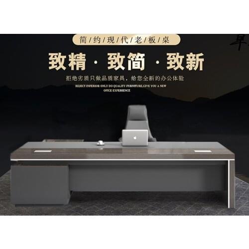 Bosss desk presidents desk simple modern desk managers desk large class desk chair combination office furniture