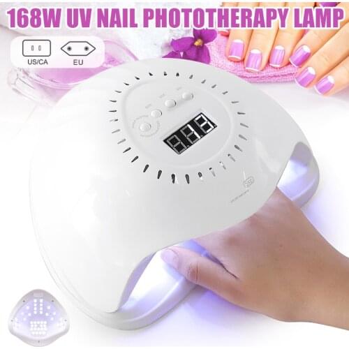 LED Nail Lamp for Manicure Nail Dryer Machine UV Lamp for Curing UV Gel Nail Polish With Motion Sensing LCD Display SK88