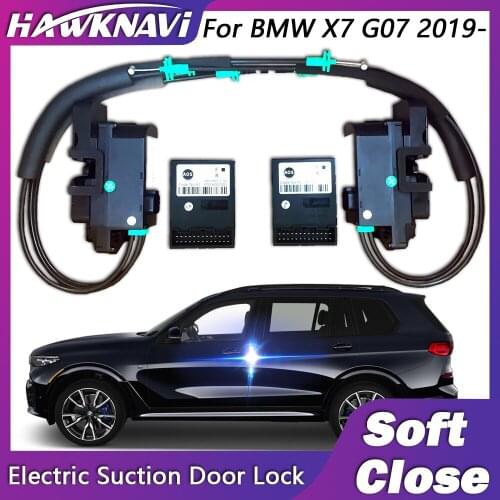Smart Electric Suncion Door Lock for BMW X7 G07 2019- with Auto Soft Close Super Silence Anti Pinch Car Vehicle Door